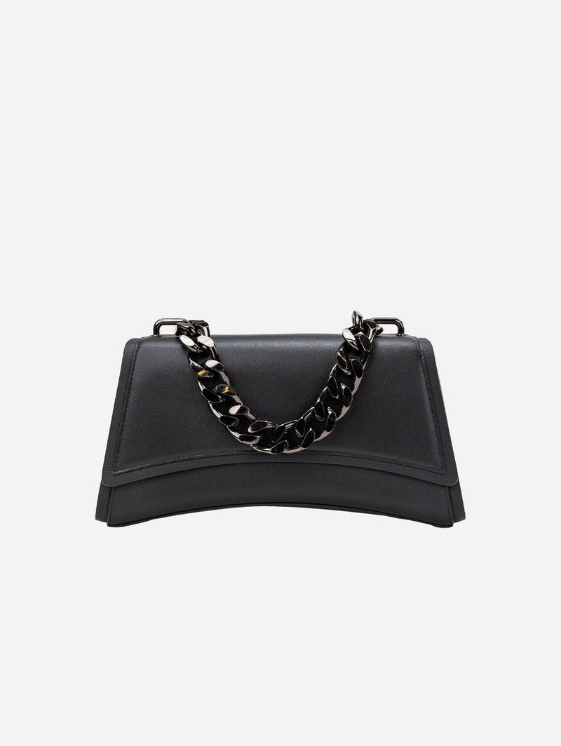 Eslla Dharma Vegan Cactus Leather Crossbody | Matte Black