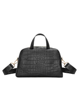 Immaculate Vegan - Estimon BOWLING BAG CORN BLACK CROCO