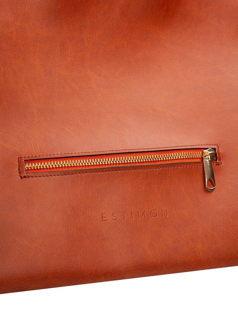 Estimon LAPTOP BAG CORN COGNAC