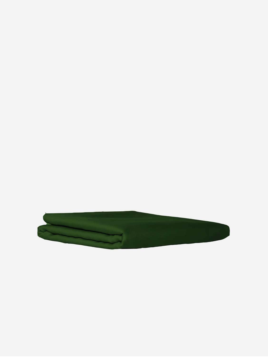 Ethical Bedding Fitted Sheet in Forest Green (Eucalyptus Silk) Double
