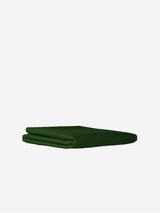 Immaculate Vegan - Ethical Bedding Fitted Sheet in Forest Green (Eucalyptus Silk) Double