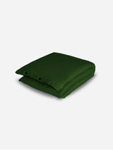 Immaculate Vegan - Ethical Bedding Duvet Cover in Forest Green (Eucalyptus Silk)