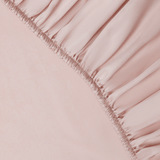 Immaculate Vegan - Ethical Bedding Fitted Sheet in Rose (Eucalyptus Silk)
