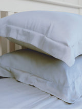 Immaculate Vegan - Ethical Bedding Fitted Sheet in Sky Blue (Eucalyptus Silk)