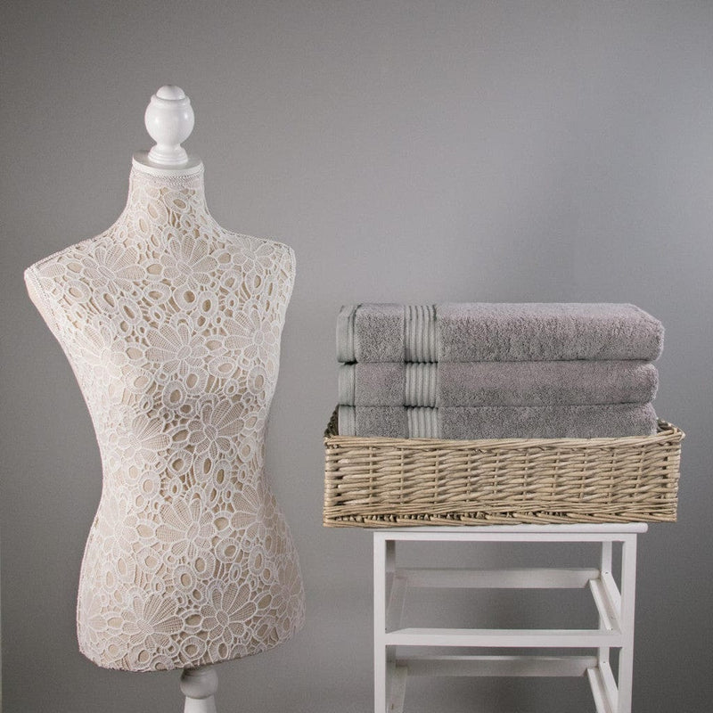 Ethical Bedding Luxury Bamboo Towel in Grey