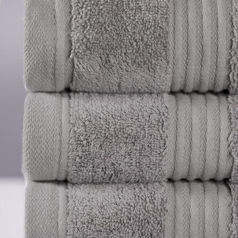 Ethical Bedding Luxury Bamboo Towel Set in Grey