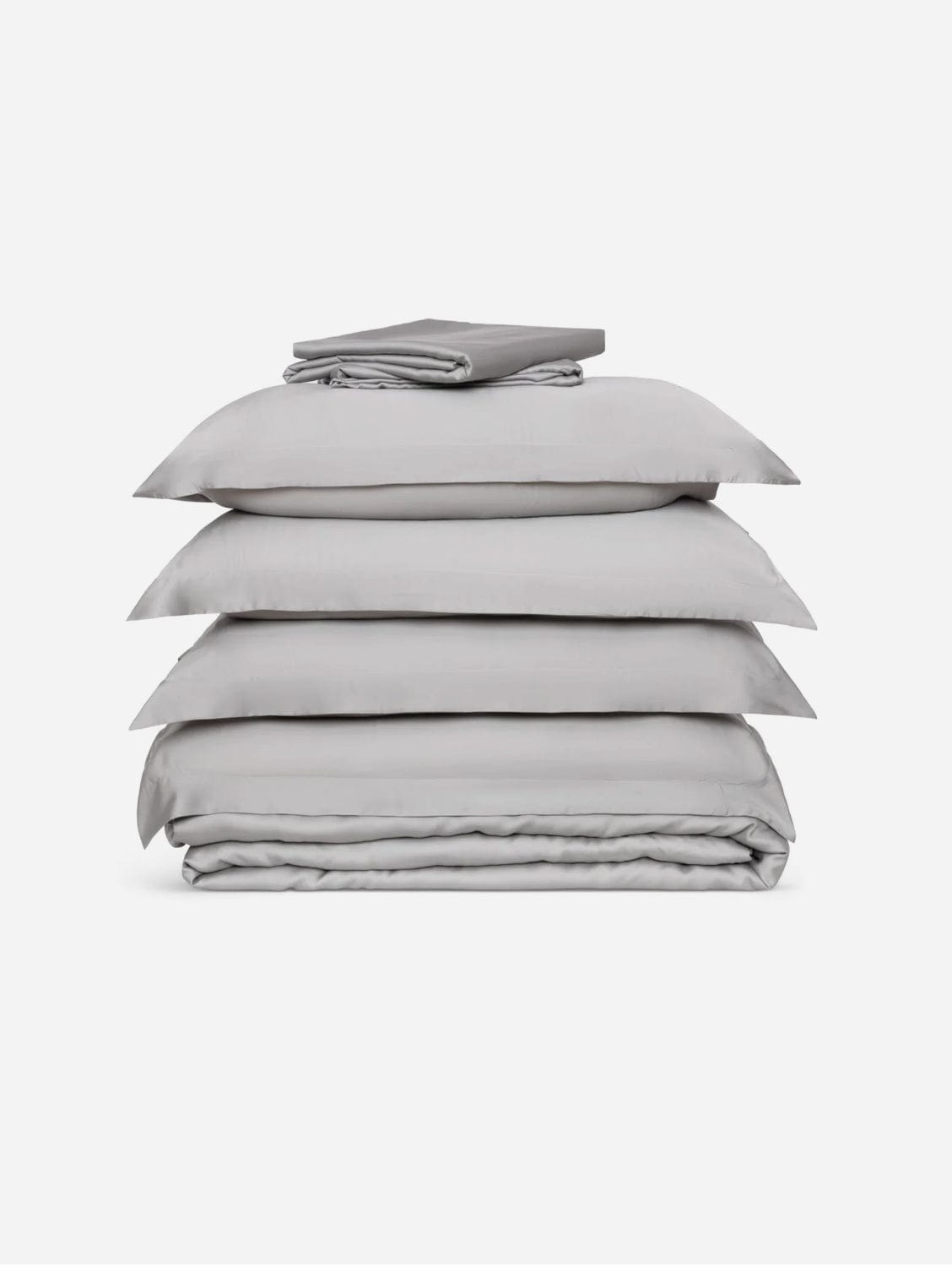 Ethical Bedding Organic Eucalyptus Silk Bed Set + Duvet & Pillows (Medium / Warm) | Multiple Colours