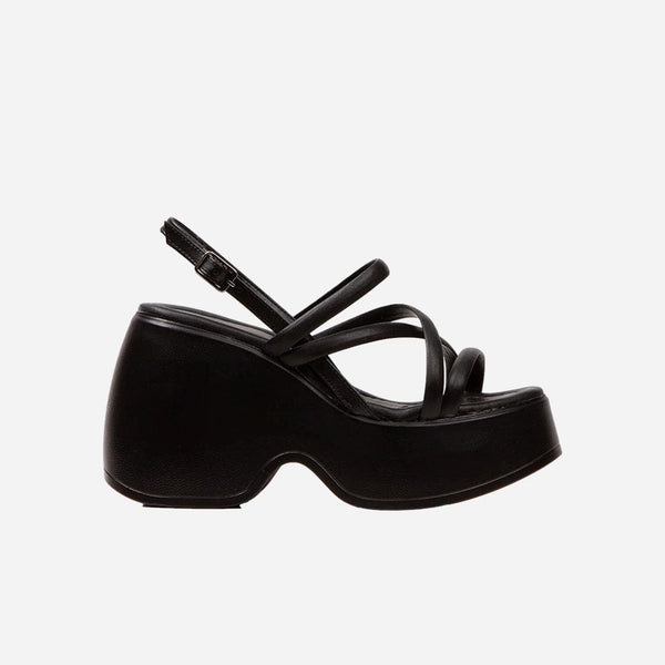 Womens Robert Clergerie black Delphy Wedge Mules 110 | Harrods UK