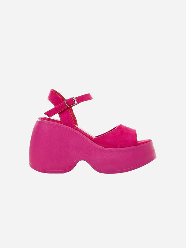 Forever & Always Barb - Pink Chunky Wedges 8.5 US/6UK/24.6CM/39