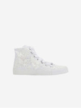 Immaculate Vegan - Forever and Always Shoes Soleil - White Lace Wedding Converse 5.5 US | 3 UK | 22CM | 36 EU / White