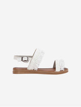 Immaculate Vegan - Forever and Always Shoes Letty - Tulle Beach Sandals 6 US | 3.5 UK | 22.5CM | 36 EU / White