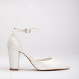 Immaculate Vegan - Forever and Always Shoes Agnes - Ivory Pearl Wedding Heels