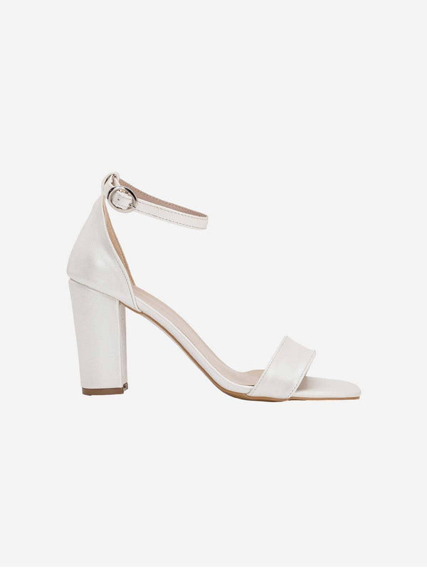 Forever and Always Shoes Ariadne - Ivory Wedding Heels with Ribbon