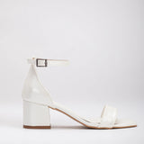 Immaculate Vegan - Forever and Always Shoes Ariadne - Ivory Wedding Heels with Ribbon