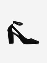 Immaculate Vegan - Forever and Always Shoes Colette - Black Suede Block Heels