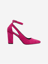 Immaculate Vegan - Forever and Always Shoes Colette - Pink Suede Block Heels