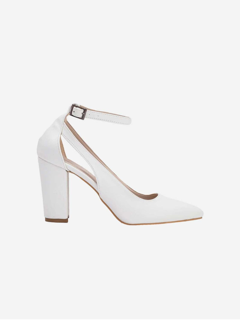 Forever and Always Shoes Colette - White Wedding Shoes