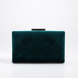 Immaculate Vegan - Forever and Always Shoes Clara - Green Velvet Clutch Emerald Green