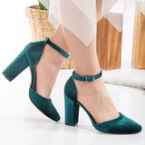Immaculate Vegan - Forever and Always Shoes Gisele - Emerald Green Wedding High Heels