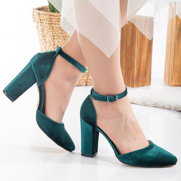 Forever and Always Shoes Gisele - Emerald Green Wedding High Heels