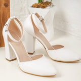 Immaculate Vegan - Forever and Always Shoes Gisele - White Wedding High Heels