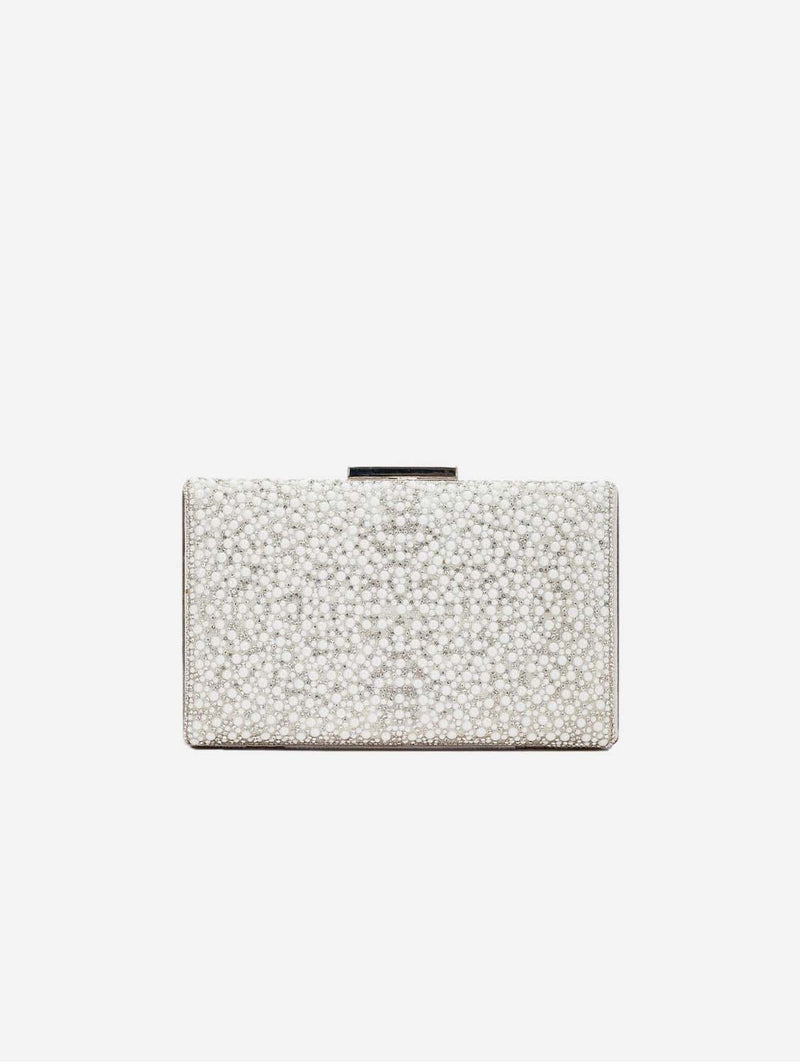 Forever and Always Shoes Clara - Pearl Clutch Pearl