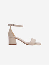 Immaculate Vegan - Forever and Always Shoes Iva Vegan Leather Low Heel | Beige UK3 / EU36 / US5.5 / Beige