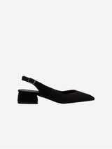 Immaculate Vegan - Forever and Always Shoes Emma Women's Vegan Suede Slingback Shoes | Black UK3 / EU36 / US5.5