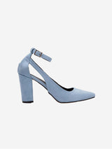 Immaculate Vegan - Forever and Always Shoes Camila Vegan Suede Heels | Baby Blue UK6.5 / EU40 / US9 / Dusty Blue