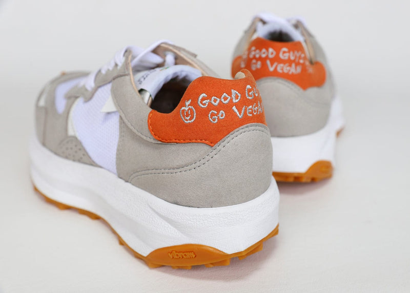 Good Guys Don't Wear Leather BABER-GV vegan running shoes | GREY/ORANGE