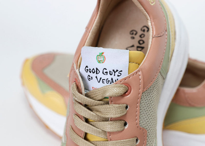 Good Guys Don't Wear Leather BABER-GV vegan running shoes | TEADUST Appleskin