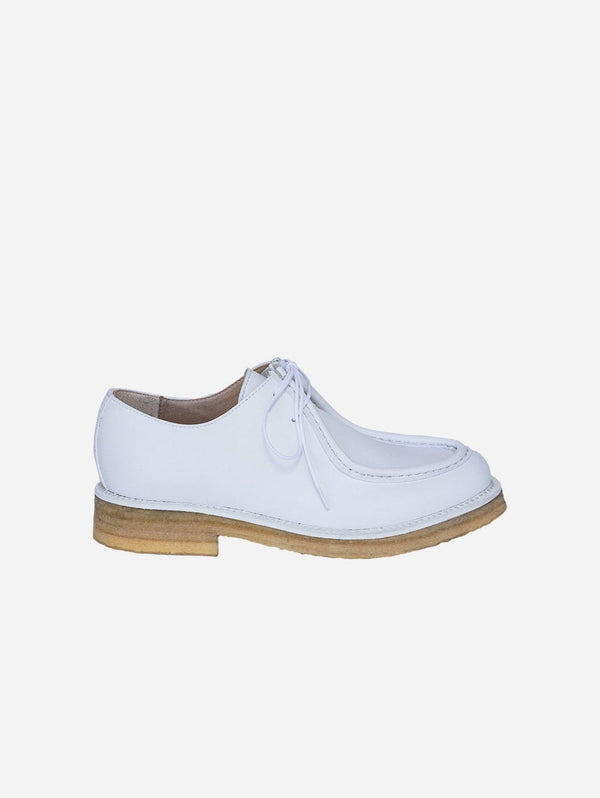 Good Guys Don't Wear Leather Bobby Vegan Tyrolean Suede Shoes | White