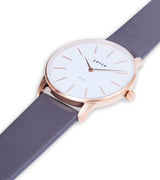 Immaculate Vegan - Votch Rose Gold & Steel Grey Watch | Solar Classic