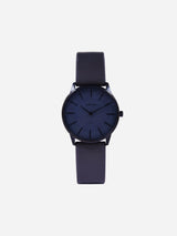 Immaculate Vegan - Votch Solar Classic Appleskin Vegan Leather Watch | Black & Gun Metal with Steel Grey