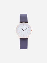 Immaculate Vegan - Votch Solar Classic Appleskin Vegan Leather Watch | Rose Gold & Steel Grey Watch