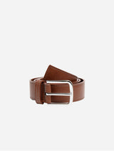 Immaculate Vegan - Green Laces Bo Silver Buckle Vegan Belt | Chestnut 75 cm