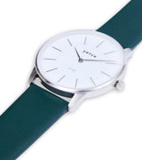 Immaculate Vegan - Votch Silver & Forest Green Watch | Solar Classic