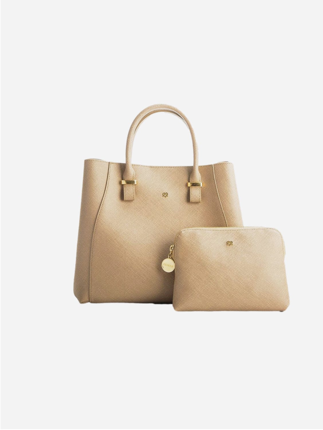 GUNAS New York Jane Vegan Leather Handbag | Light Brown Light Brown
