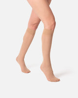 Immaculate Vegan - Hedoine Compression Knee-Highs Socks - Nude Vivid