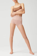 Immaculate Vegan - Hedoine Shaping Control Top Compression Tights - Nude Vivid