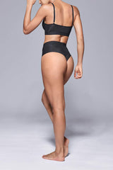 Immaculate Vegan - Hedoine Supportive All Mesh Brazilian Briefs Black