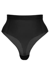 Immaculate Vegan - Hedoine Supportive All Mesh Brazilian Briefs Black