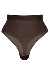 Immaculate Vegan - Hedoine Supportive All Mesh Brazilian Briefs Nude Smoky