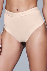 Immaculate Vegan - Hedoine Supportive All Mesh Brazilian Briefs Nude Vivid