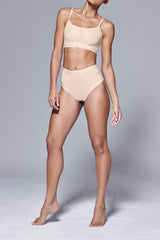 Immaculate Vegan - Hedoine Supportive All Mesh Brazilian Briefs Nude Vivid