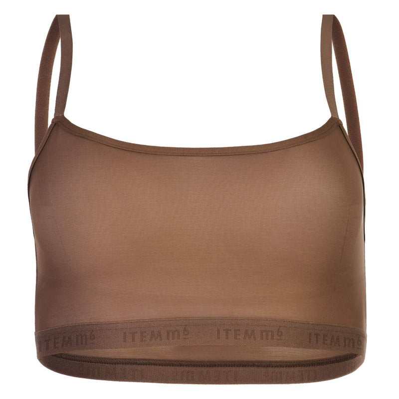 Hedoine Supportive Power Mesh Bralette Nude Olive