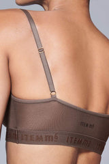 Immaculate Vegan - Hedoine Supportive Power Mesh Bralette Nude Smoky