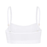 Immaculate Vegan - Hedoine Supportive Power Mesh Bralette White