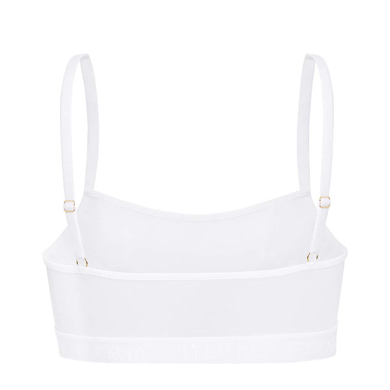 Hedoine Supportive Power Mesh Bralette White