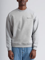 Immaculate Vegan - hewn. Mens Organic Cotton Signature Oversized Sweatshirt in Rock Grey Marl